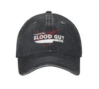 MKJDFTYU Je suis Juste Le Gars du Sang Casquettes de Baseball Dexter délavées délavées Casquette S Activités Vintage en Plein air Couvre-Chef Doux Non structuré