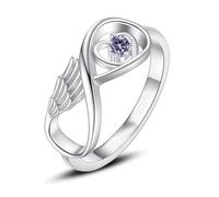 MKJFRLLSA Bague Tenir Les Proches Cendres crémation urne Bague pour Les Femmes Doigt Bague commémorative Bijoux