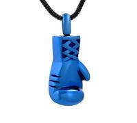 MKJFRLLSA Bijoux de crémation pour Cendres Bijoux Pendentif en Acier Inoxydable Bijoux de Charme garçons Collier Bijoux