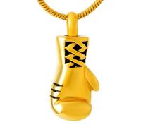 MKJFRLLSA Bijoux de crémation pour Cendres Bijoux Pendentif en Acier Inoxydable Bijoux de Charme garçons Collier Bijoux