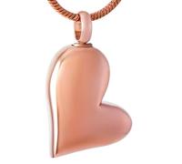 MKJFRLLSA Bijoux de crémation pour Les Cendres Toujours dans Mon Coeur Collier d’urne commémorative pour Animal de Compagnie Humain Souvenir Pendentif Collier
