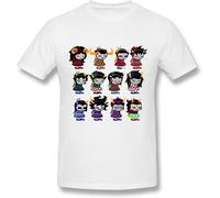 MKJHYVBFDXZ AICH Men's Homestuck Trolls Eridan Ampora White T Shirt Manches Courtes(Small)