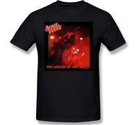 MKJHYVBFDXZ April Wine Men's Graphic Cotton Short Sleeve T-Shirt Black Manches Courtes(3X-Large)