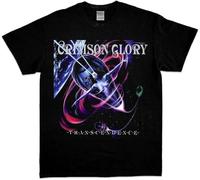 MKJHYVBFDXZ Crimson Glory Transcendence Heavy Metal Band Men's Black t Shirt Size s to 2XL Manches Courtes(XX-Large)