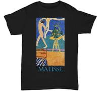 MKJHYVBFDXZ Dance (1912) by Henri Matisse Manches Courtes(X-Large)
