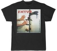 MKJHYVBFDXZ Exciter Violence and Force Men's Short Sleeve T Shirt Black Manches Courtes(Medium)