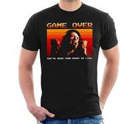 MKJHYVBFDXZ Game Over Tommy Wiseau The Room Men's T-Shirt Manches Courtes(Large)