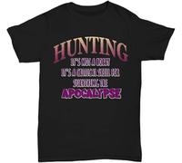 MKJHYVBFDXZ Hunting - It's Not a Hobby - It's a Critical Skill for Surviving The Apocalypse Manches Courtes(XX-Large)