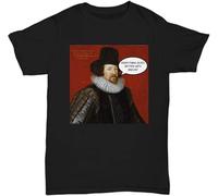 MKJHYVBFDXZ LKSS Sir Francis Bacon Everything Goes Better with Bacon! Manches Courtes(Medium)