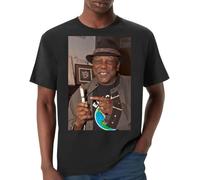 MKJHYVBFDXZ Louis Gossett Jr - Premium Men's Crewneck T-Shirt Manches Courtes(Medium)