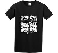 MKJHYVBFDXZ Men's Casual Shirt Trick Stacked Logo Carefully Designed, Every Design is Just Right Black Manches Courtes(Large)