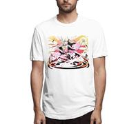 MKJHYVBFDXZ Men's Fate Kaleid Liner Prisma Illya Chloe Von Einzbern Short Sleeve Top T-Shirt Manches Courtes(X-Large)