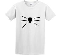 MKJHYVBFDXZ Men's T-Shirt Feel Soft Dan and Phil Cat Whiskers Face Design Comfortable Fabrics to accompany You All Summer White Manches Courtes(3X-Large)