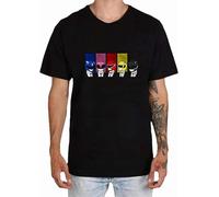 MKJHYVBFDXZ Men's T-Shirt Funny T-Shirts, Cotton T-Shirt, Super Power T-Shirt Black 3XL Manches Courtes(Large)