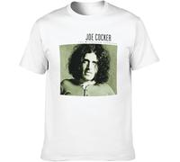 MKJHYVBFDXZ Men's T Shirt Joe Cocker 20th Century Masters Millennium Funny Short Sleeves White Manches Courtes(XX-Large)