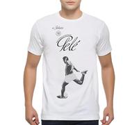 MKJHYVBFDXZ Pele Football Vintage T-Shirt Manches Courtes(3X-Large)