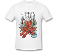 MKJHYVBFDXZ Tedeschi Trucks Band Tour Logo Cotton O Neck T Shirt for Mens Black XS Manches Courtes(Large)