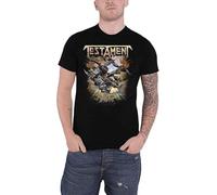 MKJHYVBFDXZ Testament T Shirt The Formation of Damnation Band Logo Mens XS Manches Courtes(Large)