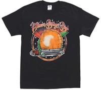 MKJHYVBFDXZ The Allman Brothers Band Space Peach Men's Black T Shirt Manches Courtes(XX-Large)