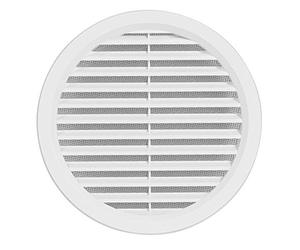 MKK Ø 140 Cercle Grille de Ventilation Couvrir Les conduites de 140 mm Blanc Couverture de Ventilation Haute qualité Plastique ASA