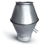 MKK - 17798-013 - Déflecteur de 100 à 400 mm de diamètre avec manchon de 200 mm de diamètre.