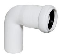 MKK - 19584-001 - coude HT 90° PP DN 32 coudé coudé tuyau d'égout blanc DN 32