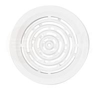 MKK Lüftungsgitter Garage ASA Kunststoff weiß Ø 50 mm Tür Bad WC Zuluft Abluft RU...