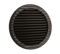 MKK Lüftungsgitter rund Insektenschutz Braun Ø 160 mm