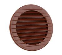 MKK Lüftungsgitter rund Insektenschutz Ziegelrot Ø 110 mm