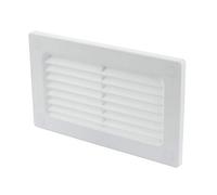 MkK® MKK® Grille d'aération plate anti--insectes Blanc 60 x 120 mm