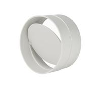 MKK Polychlorure de vinyle 100mm Non Retour Tuyau Lien PVC Blanc Rond Grille