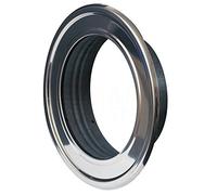 MKK Wandrosette Edelstahl Ø 150 mm Thermoflex (MKKRMN150) ALU Flexrohr Wand Roset...
