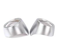 MKKDYC Décoration Sortie d'air Compatible avec Alfa pour Romeo pour Giulia 2017 2018 Couvercle D'anneau De Ventilation De Climatisation Couvercle De Sortie De Ventilation De Climatisation Latérale