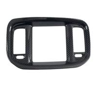 MKKHUYLBCM Autocollants Garniture pour Dodge pour Charger 2015+ Cadre Protection Écran Navigation DVD Tableau Bord(Black Carbon Fiber Look)