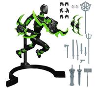 MKKZLPN Figurines d'action Multi-articulations, Figurine d'action avec Ailes, des Personnages d'action imprimés en 3D avec Armes, Décoration De Bureau, Cadeau pour Enfants et Adultes