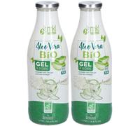 MKL Aloe Vera BIO Gel à boire pur non chauffé Gel(S) 2x1000 ml