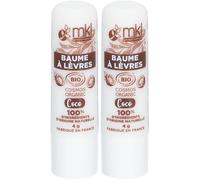 mkl BAUME LÈVRES CERTIFIÉ BIO - COCO Baume 2x4 g