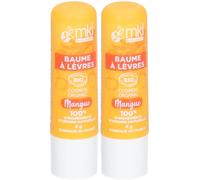 mkl BAUME LÈVRES CERTIFIÉ BIO - MANGUE Baume 2x4 g