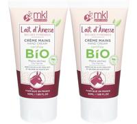 mkl CRÈME MAINS AU LAIT D’ÂNESSE - CERTIFIÉE BIO Crème Pour La Peau 2x50 ml
