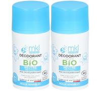 mkl DÉODORANT CERTIFIÉ BIO - NEUTRE Rouleau 2x50 ml