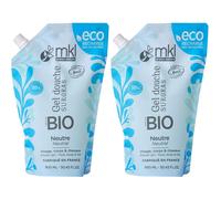 MKL Gel Douche Surgras Bio - Neutre Eco-Recharge 2x900 ml