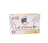 MKL Green Nature – Savon végétal surgras – Lait d'ânesse bio du Gers – Fleur d'oranger – 100 g