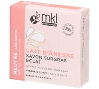 MKL Green Nature Lait d'Ânesse Savon Surgras Éclat 100 g