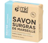 MKL Green Nature Neutre Savon Surgras de Marseille 100 g