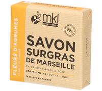 MKL Savon Surgras De Marseille Fleurs D'agrumes 100g
