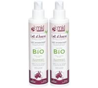 mkl LAIT HYDRATANT CORPS & MAINS D’ÂNESSE CERTIFIÉ COSMOS ORGANIC Lait 2x200 ml