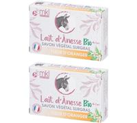 mkl SAVON AU LAIT D'ÂNESSE BIO - FLEUR D'ORANGER Savon 2x100 g
