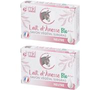 mkl SAVON AU LAIT D'ÂNESSE BIO - NEUTRE Savon 2x100 g