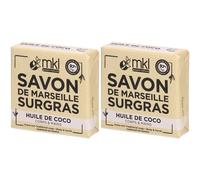 MKL Savon de Marseille Surgras - Huile Coco 2x100 g