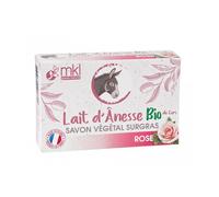 MKL Green Nature Savon végétal surgras Lait d'ânesse bio Rose 100 g
